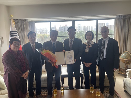 前시모노세키명예총영사 초청 관저 오찬회 개최(3.10)